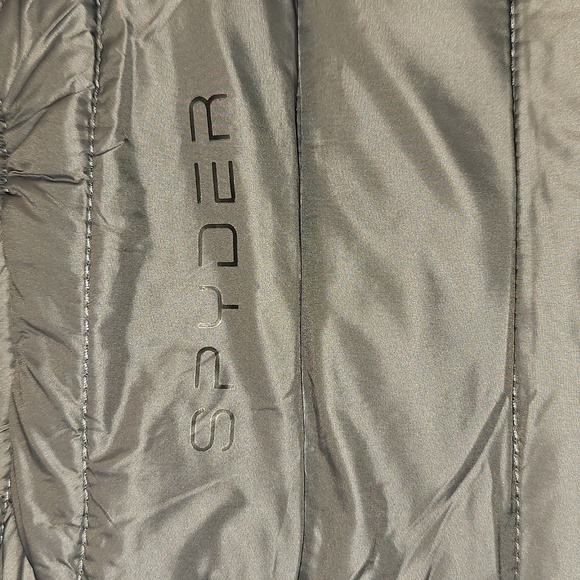 Spyder Women's Quilted Puffer Packable Jacket In 'Polar'. NWT. Women's Sz Small. - Picture 10 of 10